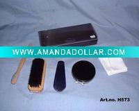 5 pcs shoe care kit with pvc pouch