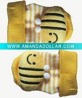 Wholesale lovely smart organic cotton baby socks