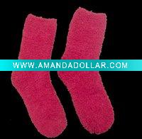 Wholesale Winter microfiber fuzzy socks T003