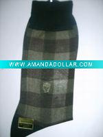 Wholesale cotton-solid sock