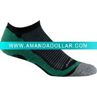 Soft striped design ankle sock
