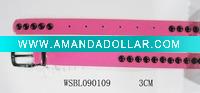 Wholesale Fashion women's PU leather belt