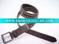 Wholesale Men's Hollow Out Genuine Leather Belts