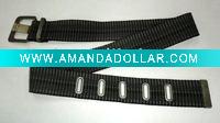 Wholesale fashion men's canvas belts webbing belts fabric belts