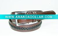 men's leather belt