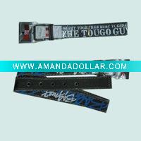 Men's leather belt