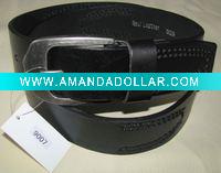 Wholesale real full grain cow leather men's belt