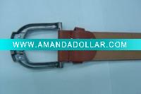 Wholesale ladies'/men's fashion genuine/ leather belt
