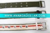 Wholesale kids canvas cotton belts