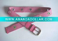 Wholesale Pink cotton belt WB1007