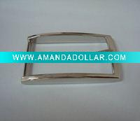 Wholesale Zinc alloy belt buckle with nickle color 63*37mm (bigger)