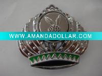 Wholesale fashion crown buckle silver plated