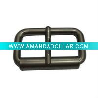 Wholesale Matt gun color of pin belt buckle for bag with gold color, 47*30*4mm