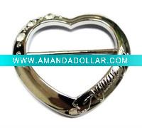 fashionable heart shape belt buckle