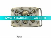 skull belt buckle