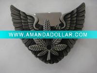 Wholesale fashion maple leaf sign belt buckle