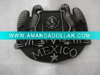 the buckle with Mexico logo