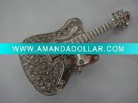 belt buckle with lute design