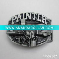 Wholesale Pewter finish fashion buckle for belt