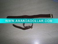 Wholesale basket leather straps for bike basket