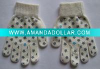 Magic Knitted gloves with printing logo
