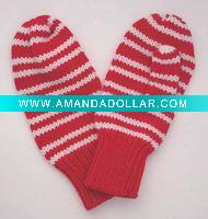 knitted mittens