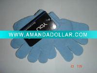 Wholesale Blue Gloves With Hang Line Babys Love