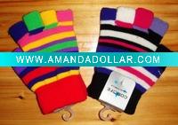 Wholesale Knitted acrylic half finger fashion glove