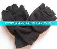 polar fleece half glove