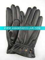 Synthetic leather glove
