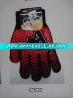 knitted gloves