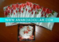 Wholesale printed satin handkerchief,satin bandannas