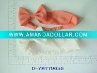 Wholesale Fashion elastic hair wrap with chiffon bow
