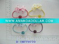 Wholesale cute hair ornament for children with polka dots for children