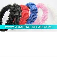fabric colored hair woven band