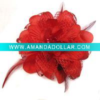 Feather Flower,Hair accessory