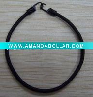Wholesale factory direct offer fashion metal free round Elastic hair loop
