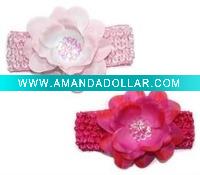 4" Sequin flower,Hair accessory