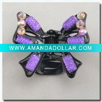 Wholesale 2011 hot lady's clear plastic hair extension clip