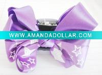 Wholesale Beautiful Fashion Grosgrain Ribbon Bow Hair Claws