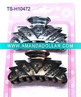 rhinestone hair claw clip