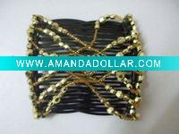 Wholesale fashion double hair comb/clip