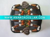 Wholesale wooden magic hair comb/clip