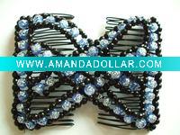 double hair comb/clip