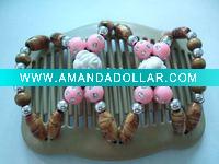 double hair comb