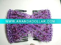 Wholesale double hair comb/clip