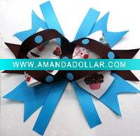 Wholesale 4" toddle girls butterfly bow hair clip HYC-0037JBHJ