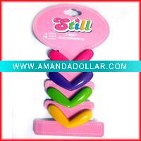 Hair clip with leaf
