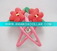 Wholesale Fashion soft PVC hairpins/hair clips