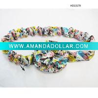 new design satin flower headbands